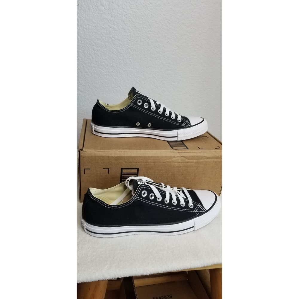 Converse all Star Black Canvas Sneaker Shoes Sz 8.5 Mens New